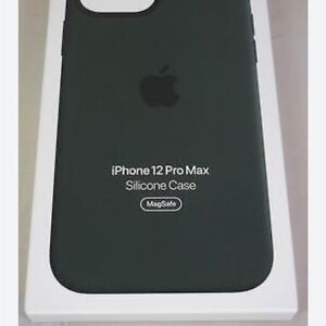 Apple Black Silicone Case for iPhone 12 Pro Max